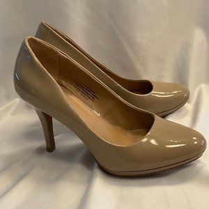 Merona Nude Melanie Patent High Heel Shoes Size 7